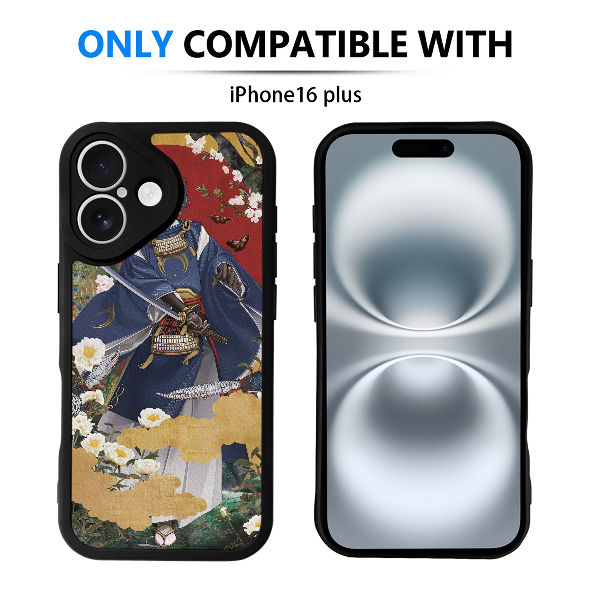 （画像用） 刀剣乱舞 Touken Ranbu 【iPhone 16シリーズ対応】シリコンスマホケース（レザー調） 材質：シリコン